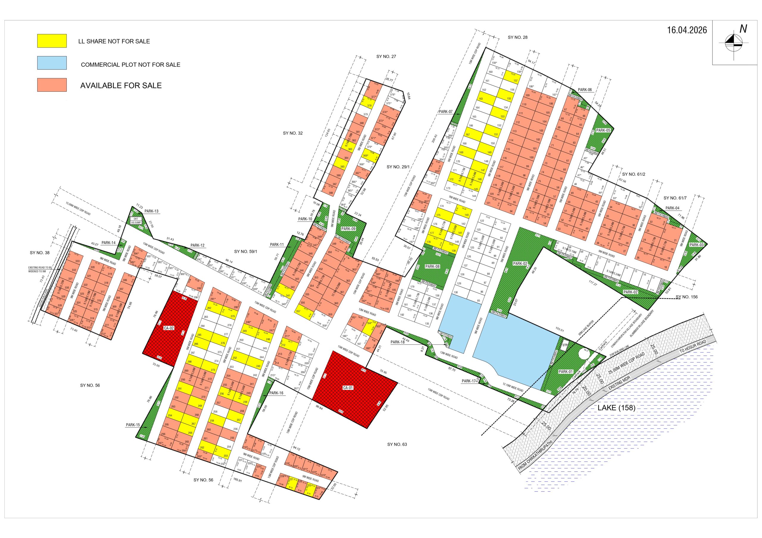 Sobha Sacred Grove by the Lake Master Plan
