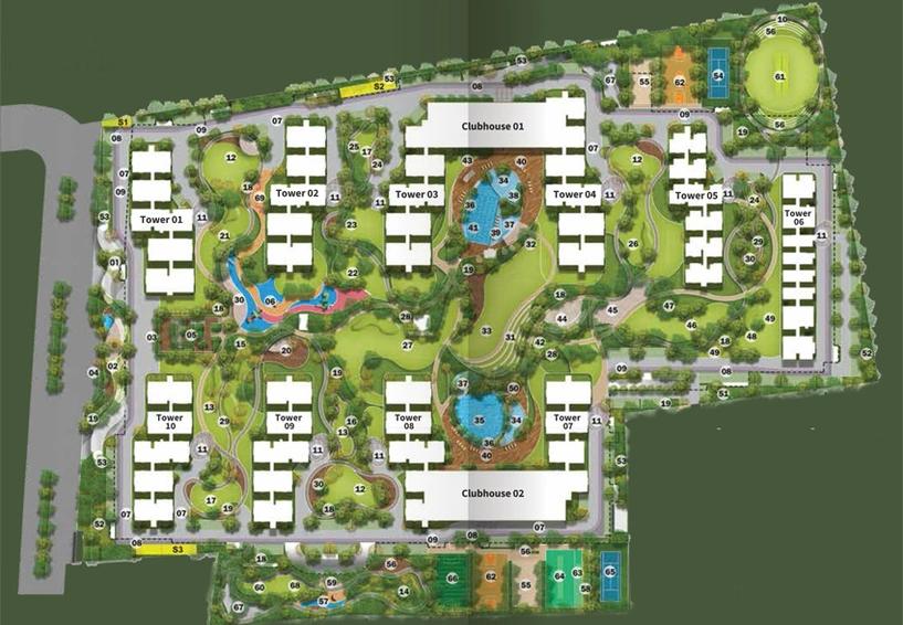 LivingTree Act 2 – Overall township layout