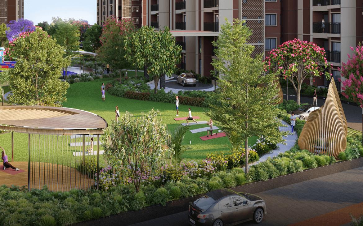 LivingTree Act 2 – Yoga pavilion and lawns