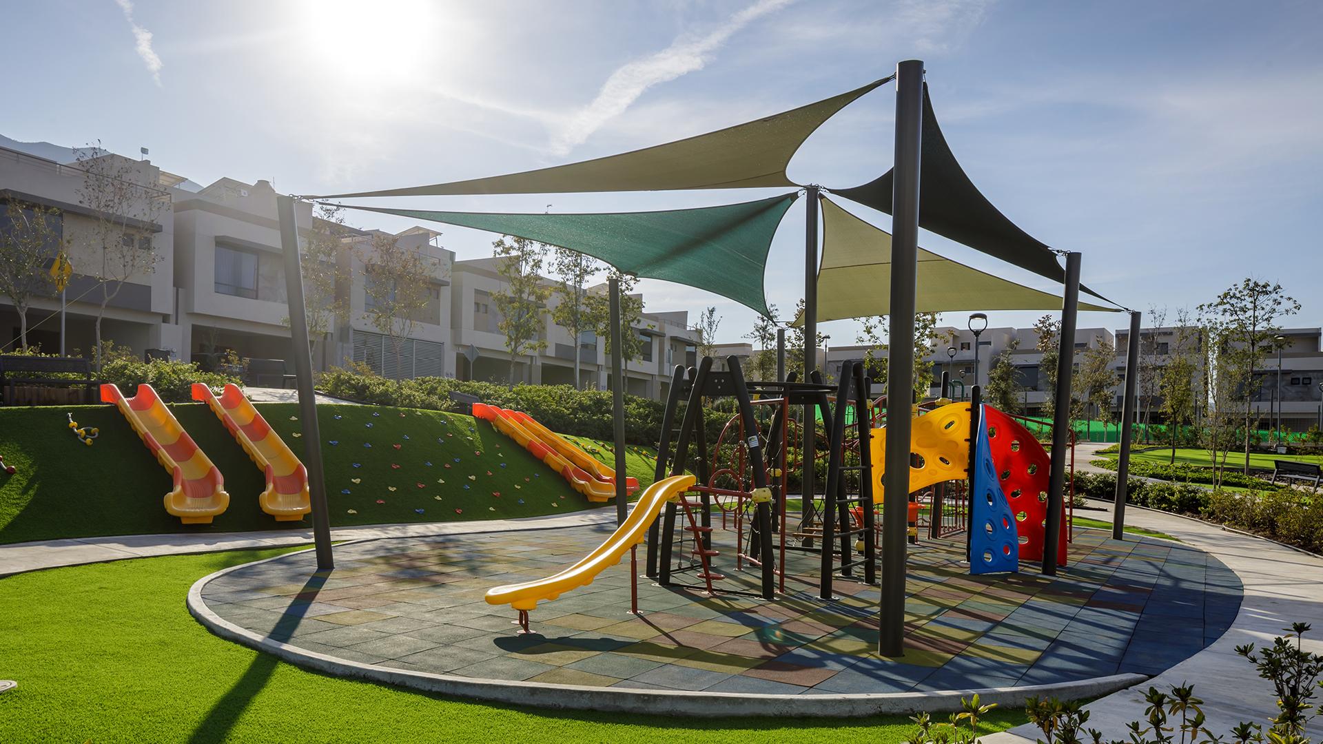 Kids play area at Embassy Knowledge Park Villas