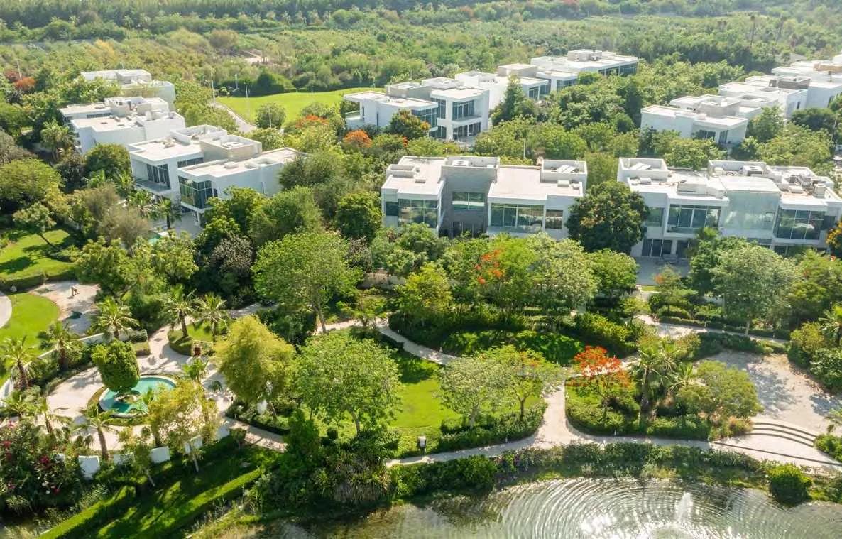 Landscaped gardens at Embassy Knowledge Park Villas