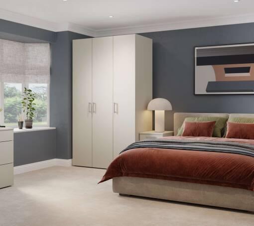 Master bedroom in Concorde Sienna apartment