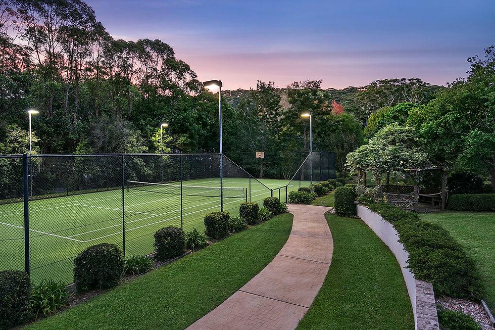 Tennis court at Embassy Knowledge Park Villas