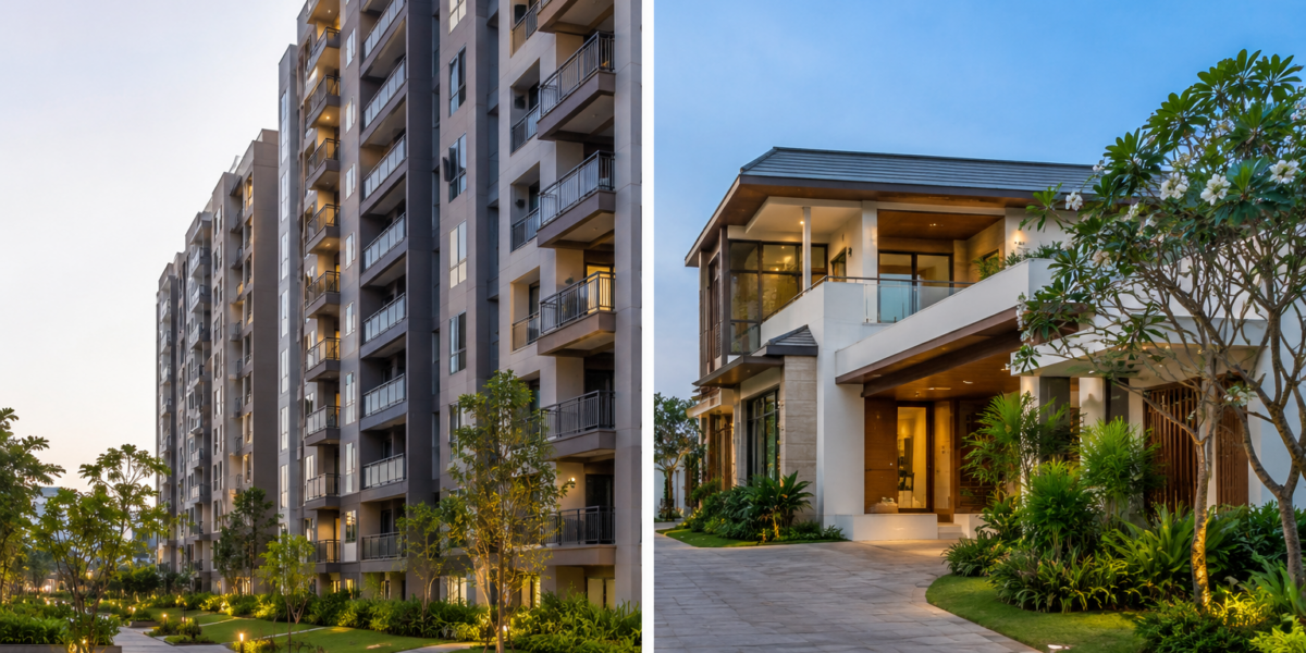 villa vs apartment