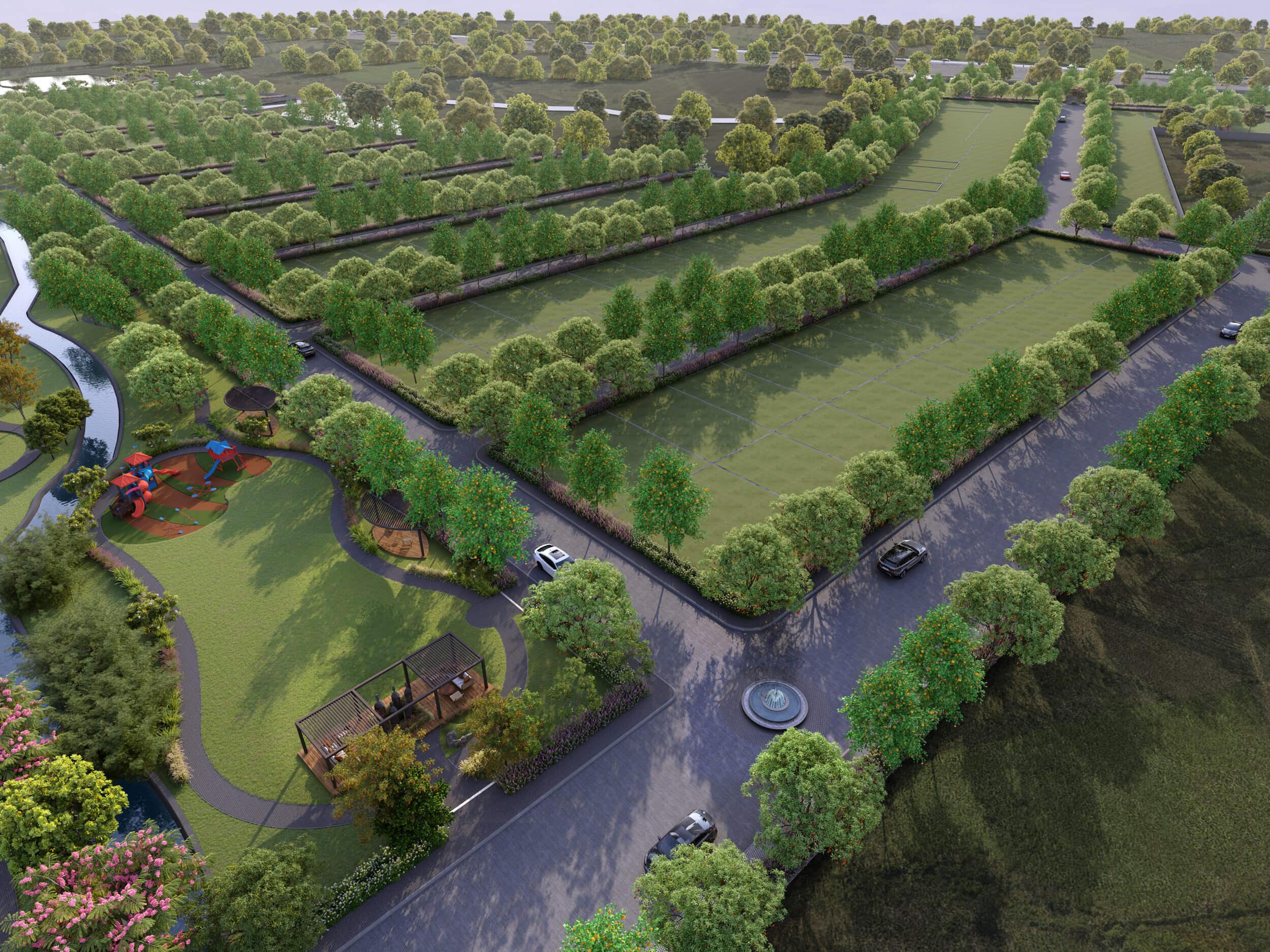 Arvind Orchards orchard themed plots in Devanahalli