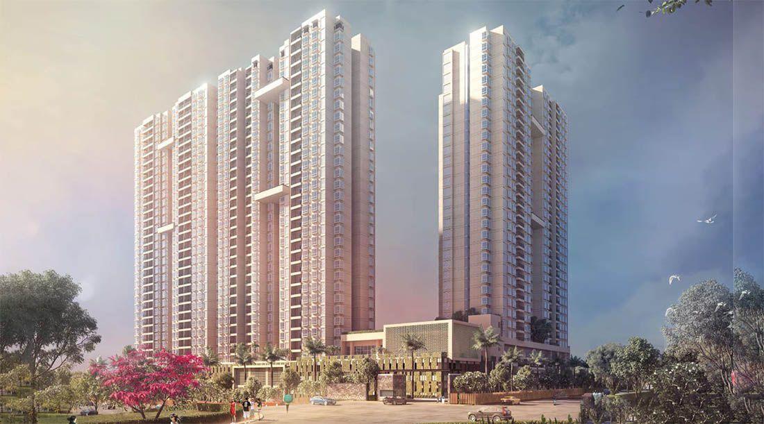 Nikoo Homes 5 Phase 2 exterior elevation Bhartiya City Thanisandra Bangalore