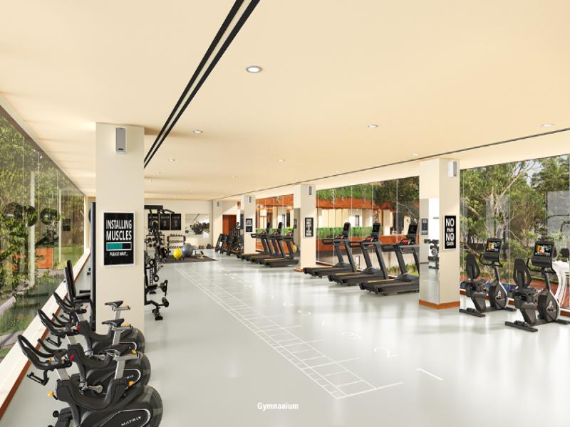 Nikoo Homes 9 gym and fitness centre at KIADB Bagalur Bangalore