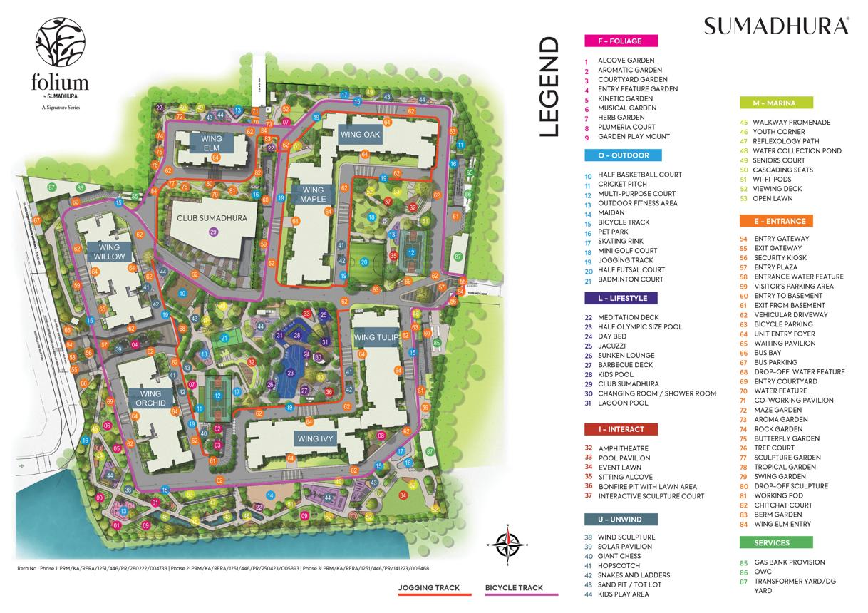 Sumadhura Folium Phase III master plan Whitefield