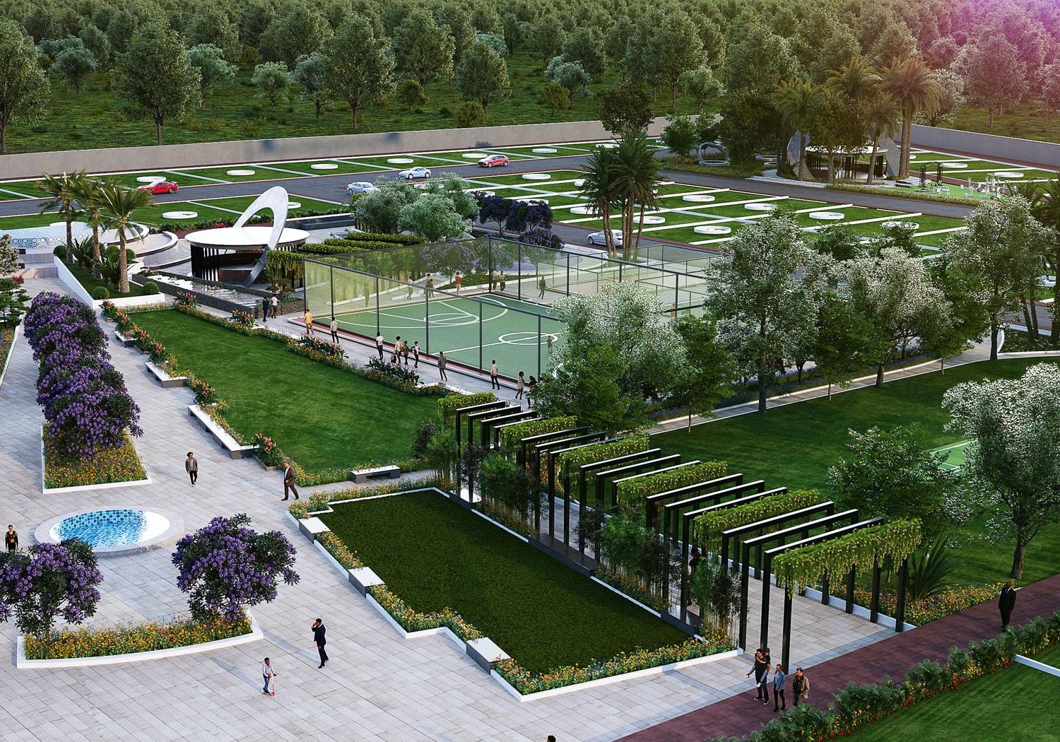 Bren Cosmo basketball pickleball volleyball multipurpose courts