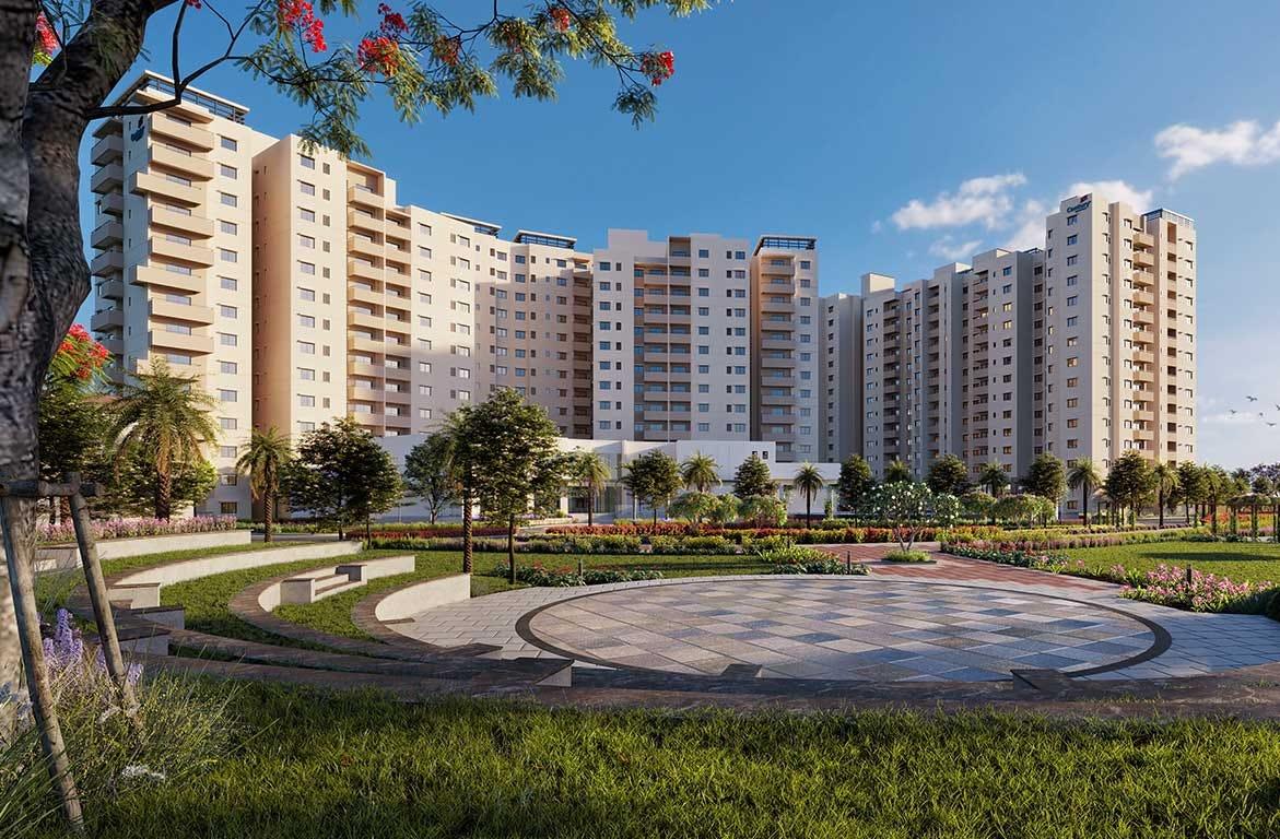 Century Kindle Yelahanka apartment towers and landscaped residential community near Attur Lake