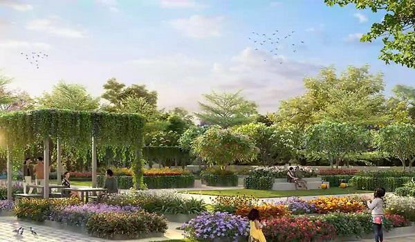 Godrej Vanantara landscaped gardens green open spaces