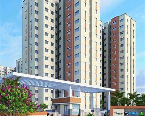Shriram 107 South East apartment entrance and tower elevation near Electronic City Attibele Bangalore