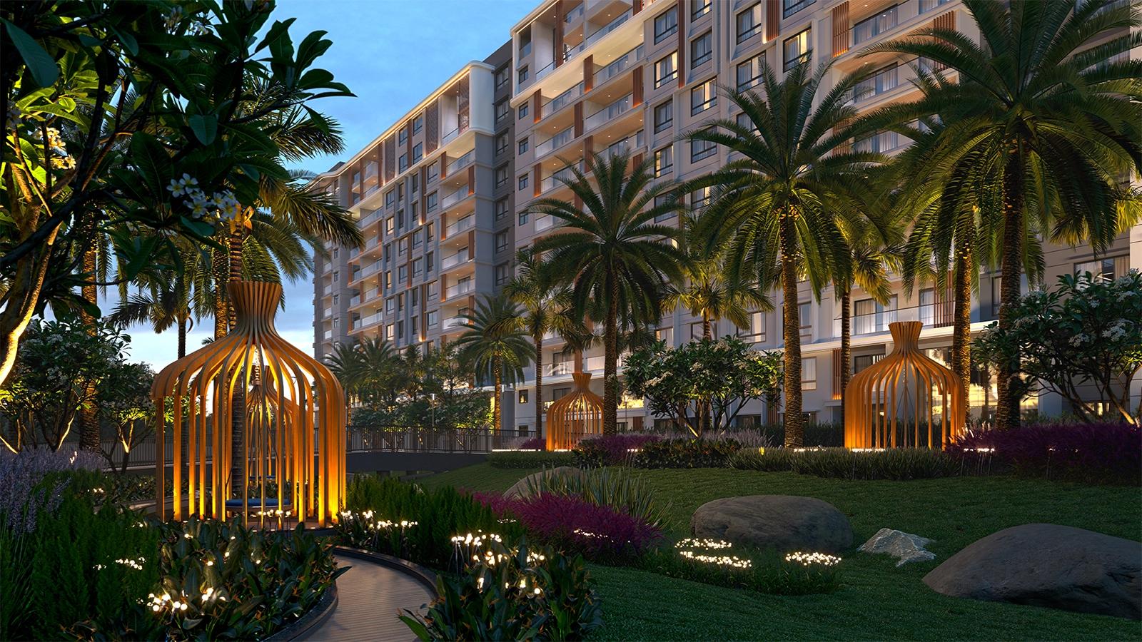 Century Kindle Yelahanka master plan showing towers amenities and landscaped open spaces