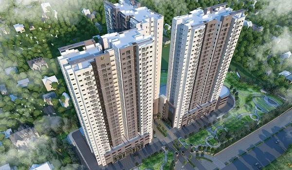 Prestige Parklane residential tower elevation at KIADB Phase 2 Devanahalli Bangalore