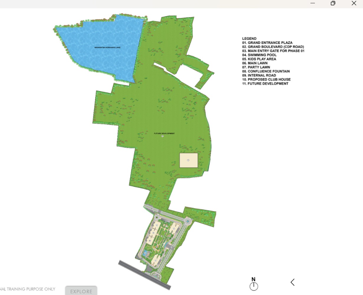 Lodha Beaumont Estate site layout